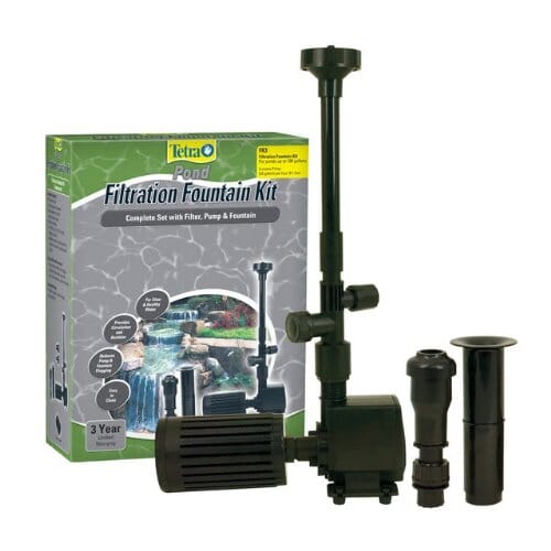Tetra Pond Filtration Fountain Kit for Small Ponds - 325 GPH
