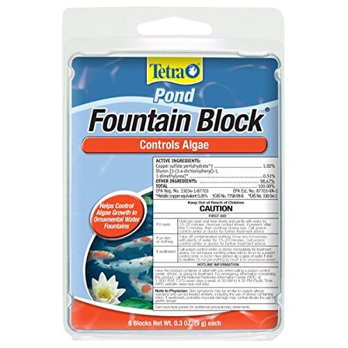 Tetra Pond Fountain Anti-Algae Block Pond Water Treatment - 6 Pack  