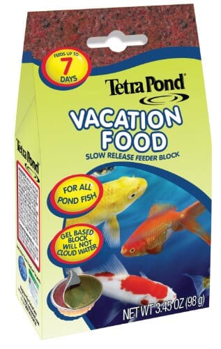 Tetra Pond Vacation Slow-Release Feeder Block Pond Blocks - 3.45 Oz  