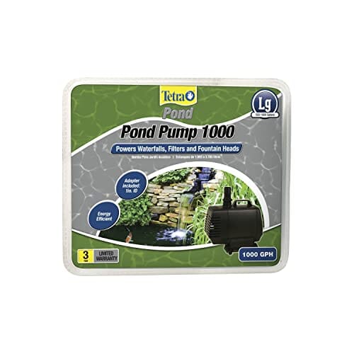 Tetra Pond Water Garden Pump 1000 GPH Pet Life