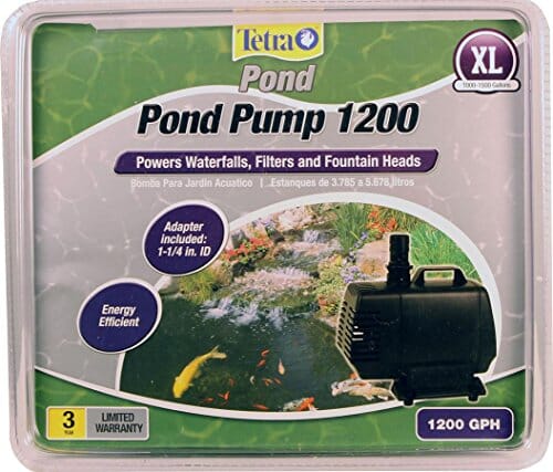 Tetra Pond Water Garden Pump - 1200 GPH  