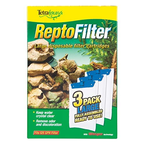 Tetra Reptofilter Cartridges Reptile Filter Media - Large - 3 Pack  