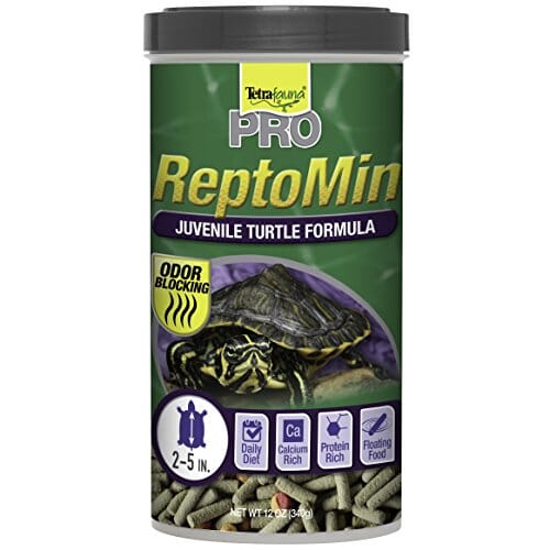TETRA ReptoMin Floating Sticks Turtle & Amphibian Food, 10.59-oz jar,  bundle of 2 