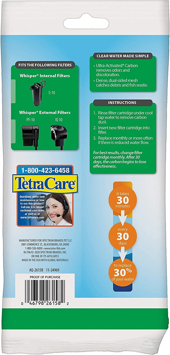 Tetra Whisper Assembled Bio-Bag Filter Cartridge Aquarium Filter Insert - Medium - 1 Pack  