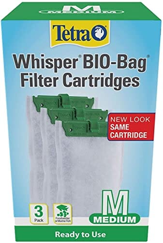 Tetra Whisper Assembled Bio-Bag Filter Cartridge Aquarium Filter Insert - Medium - 3 Pack