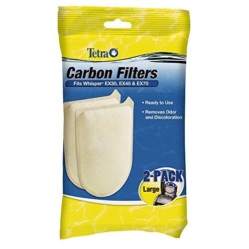 Tetra Whisper Ex Carbon Filter Cartridge Aquarium Filter Insert - Large - 2 Pack  