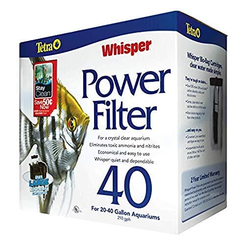Tetra Whisper Power Filter 40 External Aquarium Filter - 20 - 40 Gal  
