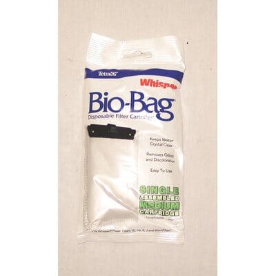 Tetra Whisper Unassembled Bio Bag Cartridge Aquarium Filter Insert - Medium - 8 Pack