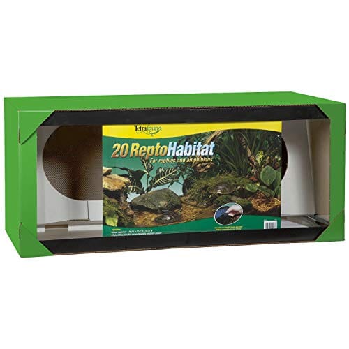 Tetrafauna Reptohabitat Reptile Glass Enclosure - 20 Gal - 24 X 12 X 16  