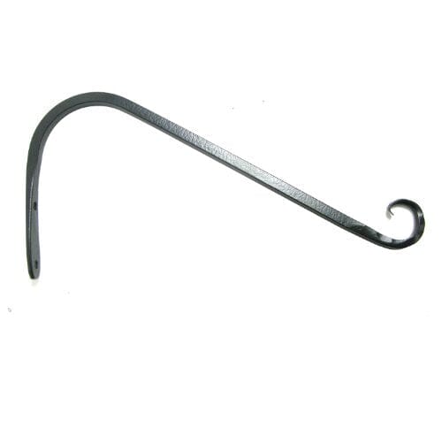 The Hookery Down Curved Hanger Upturn Hook Wild Bird Accessories - Black - 12 In - 12 Pack