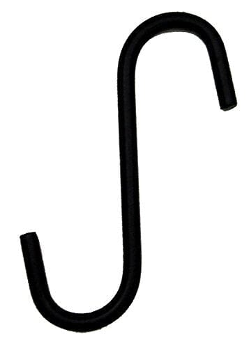 The Hookery Extension S Hook Wild Bird Accessories - Black - 4 In - 12 Pack