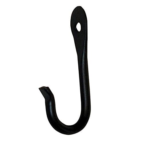 The Hookery Flared End J Hook Wild Bird Accessories - Black - 3 In - 12 Pack  