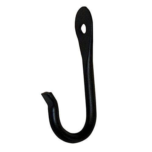 The Hookery Flared End J Hook Wild Bird Accessories - Black - 3 In - 12 Pack