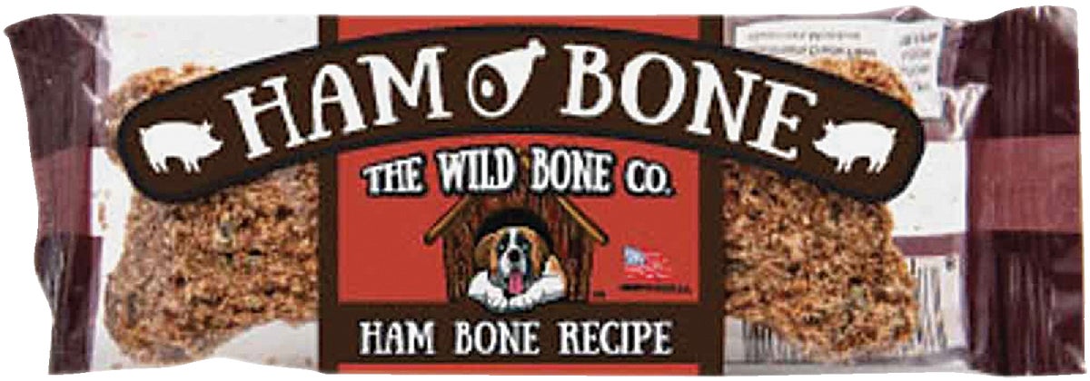 The Wild Bone Co. Ham Bone Recipe Crunchy Dog Treats - 48 ct  