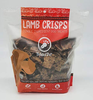 Tickled Pet All Natural Lamb Lung Dog Jerkey Treats - 16 oz Bag