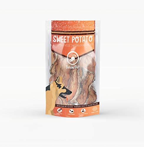 Tickled Pet Sweet Potato Chews Dehydrated Dog Treats - 8 oz Bag  