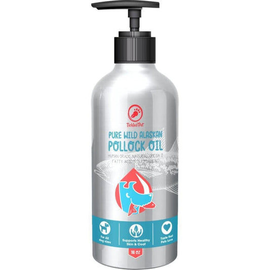 Tickled Pet Wild Alaskan Pollock Oil Dog and Cat Vitamins and Suppleme ...