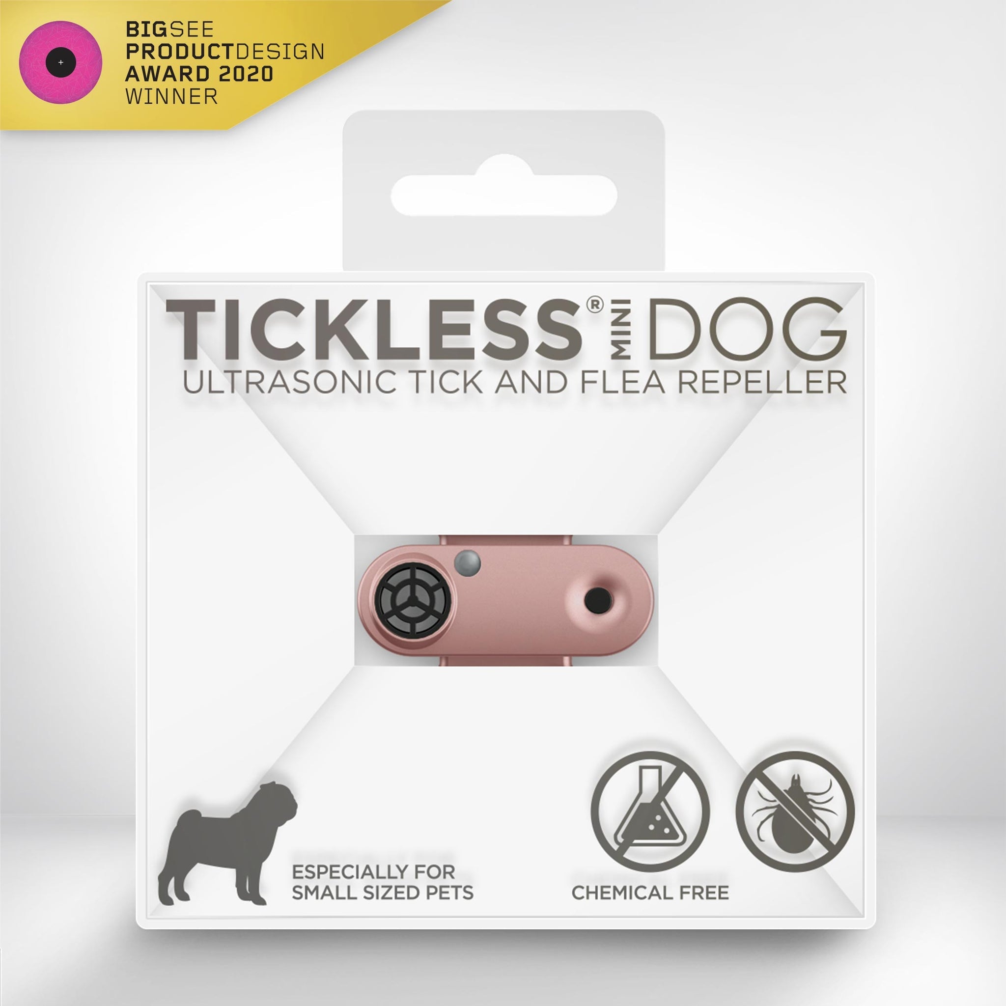 Tickless Pet Mini Dog Tick & Flea Repeller Rosegold  