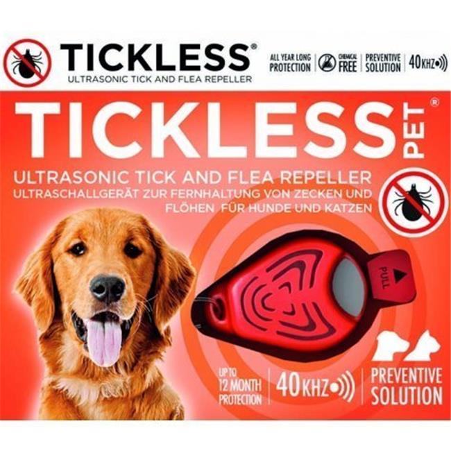 Tickless Pet Ultrasonic Flea and Tick Repeller for Dogs - Orange  