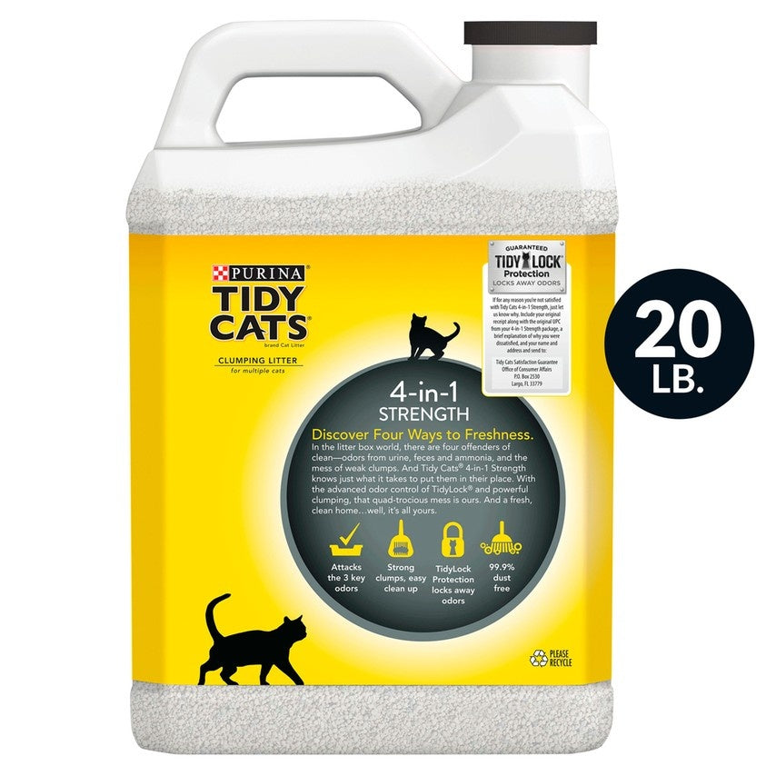 Tidy Cats 4-in-1 Strength Clumping Cat Litter  