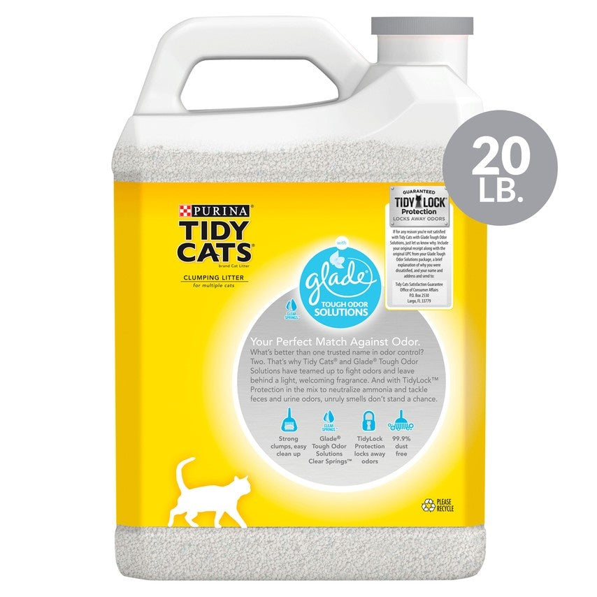 Tidy Cats Glade Tough Odor Solutions Cat Litter  