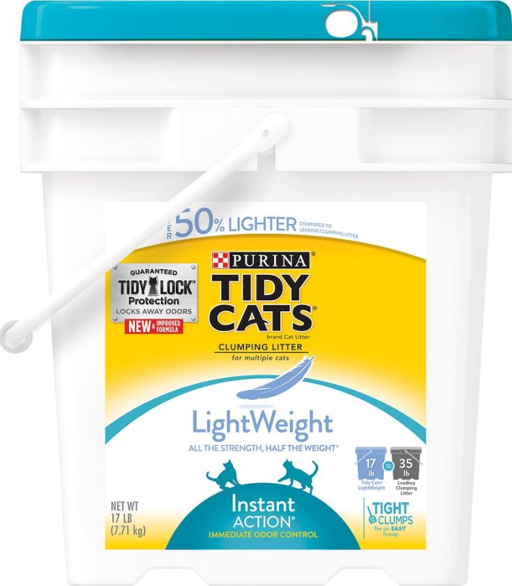 Tidy Cats LightWeight Instant Action Multi-Cat Clumping Littler  