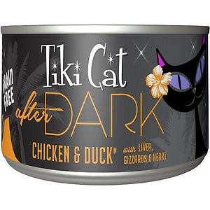 Tiki Cat After Dark Chicken & Duck Canned Cat Food - 5.5 oz Cans - Case of 8  