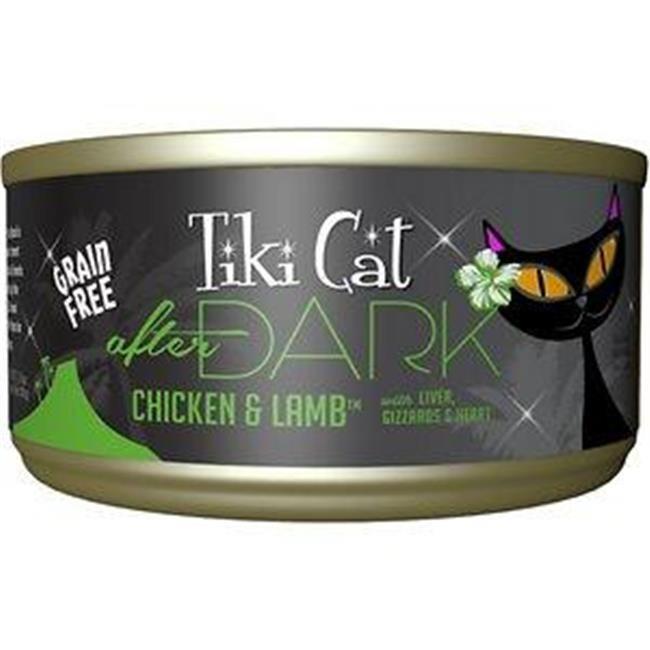 Tiki Cat After Dark Chicken & Lamb Canned Cat Food - 2.8 oz Cans - Case of 12  