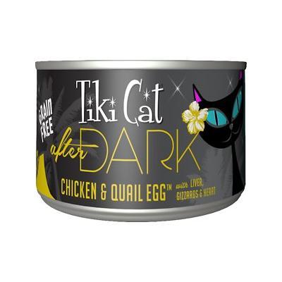 Tiki Cat After Dark Chicken & Quail Canned Cat Food - 5.5 oz Cans - Case of 8  