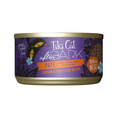 Tiki Cat After Dark Venison Paté Canned Cat Food - 3 oz Cans - Case of 12