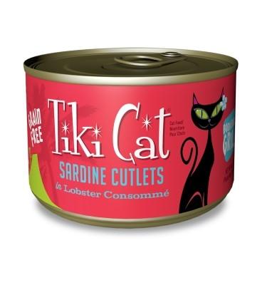 Tiki Cat Bora Bora Grill Canned Cat Food - Sardine with Lobster - Case of 8  