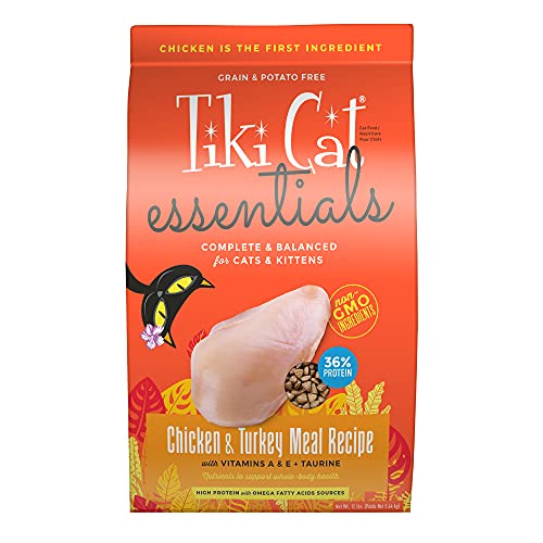 Tiki Cat Essentials Chicken & Turkey Meal Recipe #12 Wet Cat Food -  