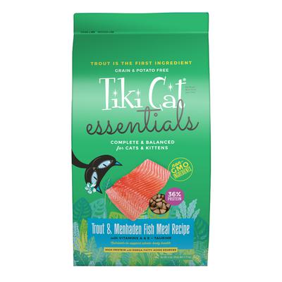 Tiki Cat Essentials Trout & Menhaden Fish Meal Recipe #6 Wet Cat Food -  