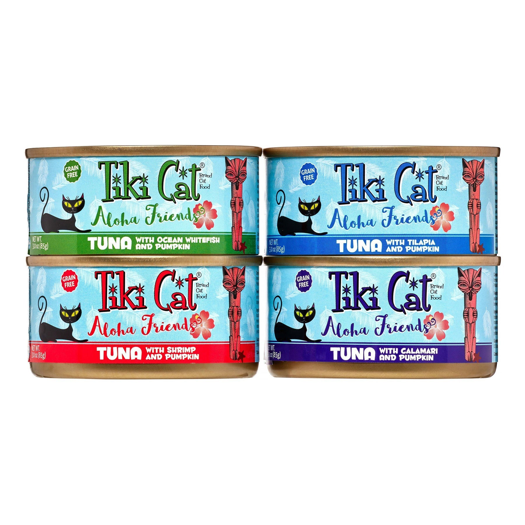 Tiki Cat Grain-Free Aloha Friends Variety Pack Canned Cat Food - 3 oz ...