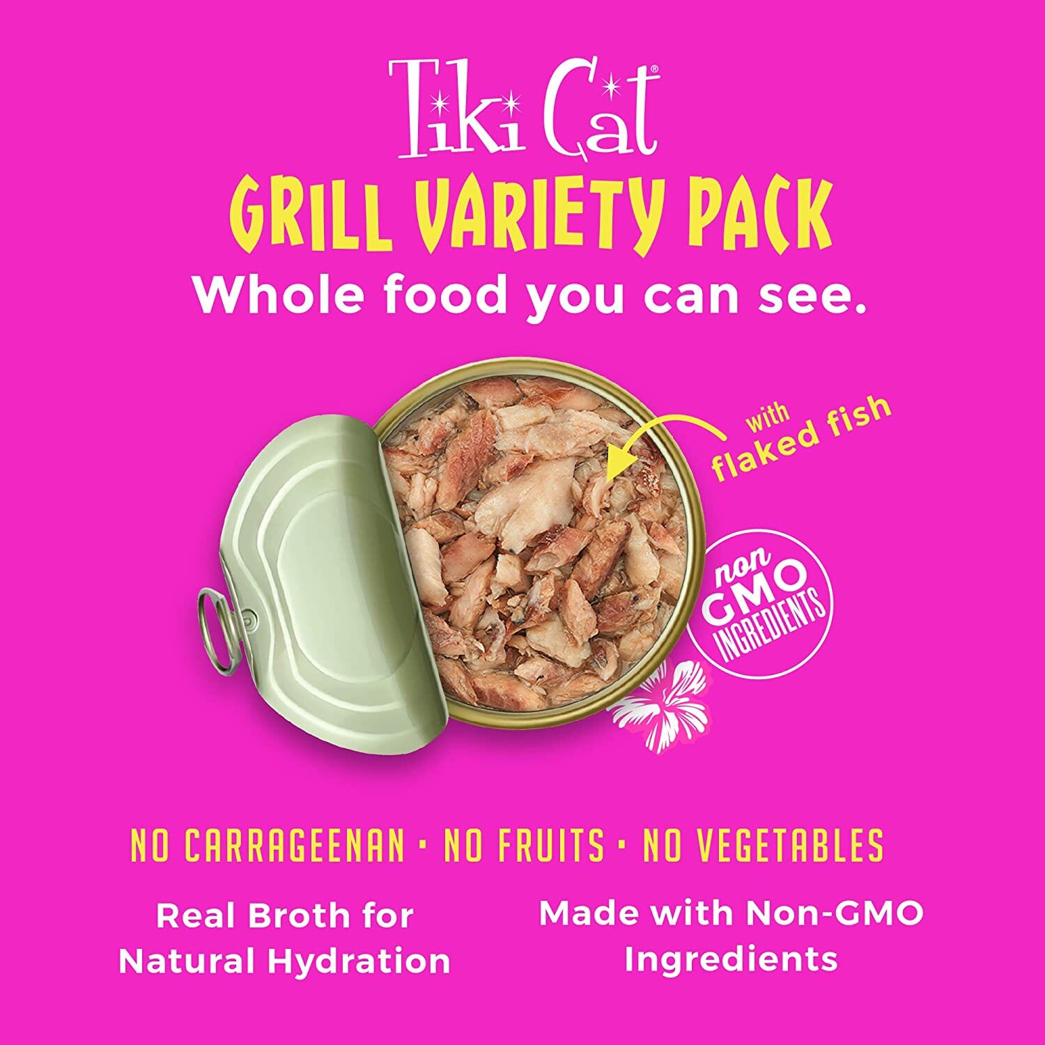 Tiki Cat Grilled Variety Pack Canned Cat Food - 6 Oz - Case of 8  