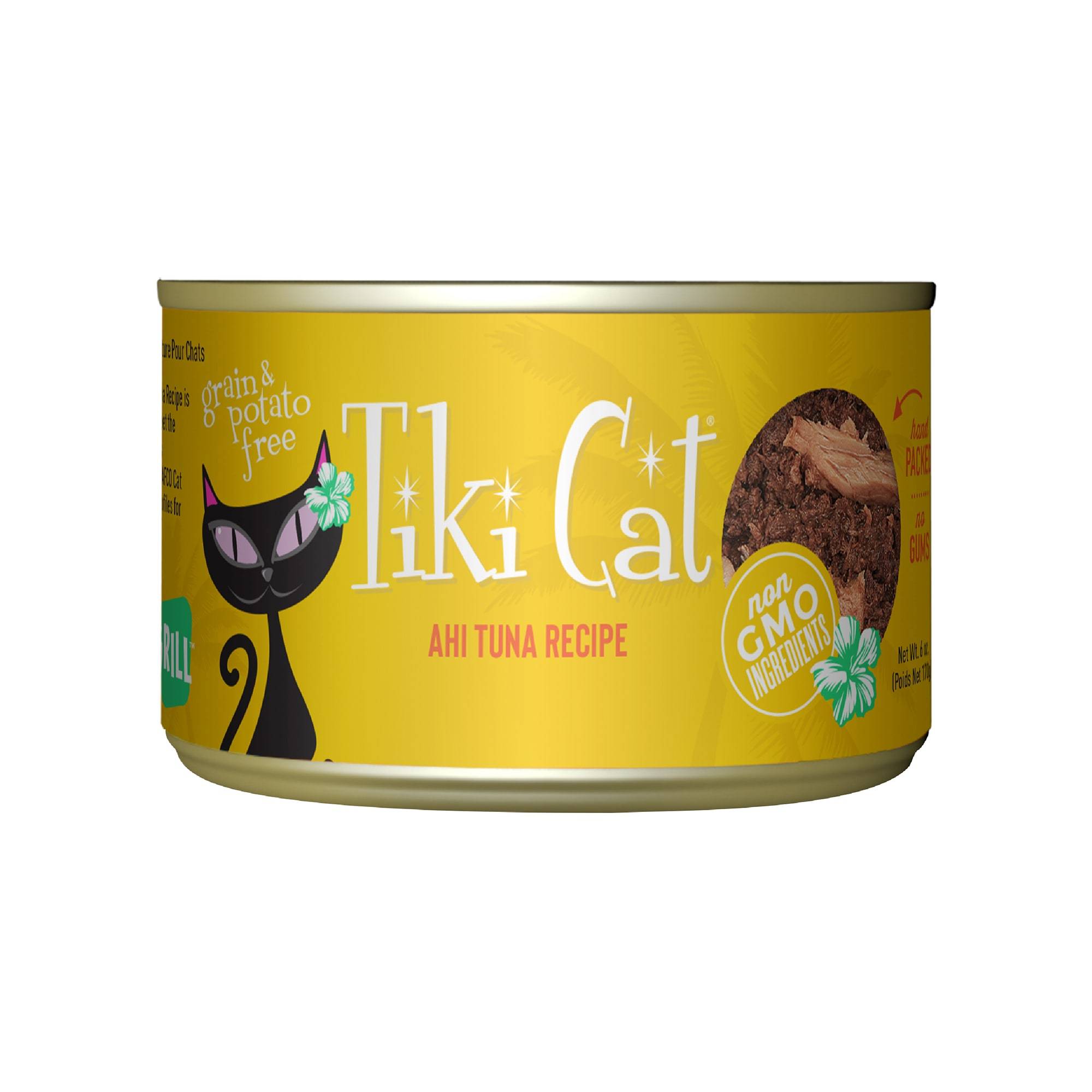 Tiki Cat Hawaiian Grill Canned Cat Food - Ahi Tuna - Case of 8  