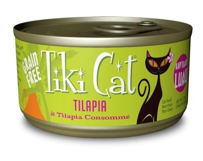 Tiki Cat Kapi Olani Lua Canned Cat Food - Tilapia - Case of 12  