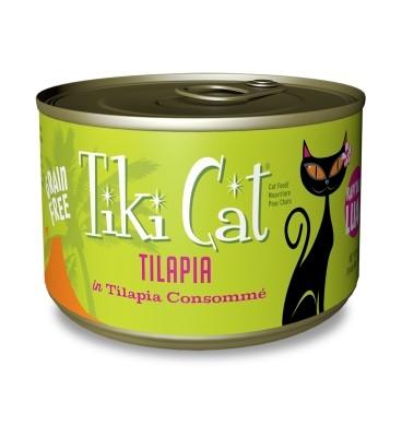 Tiki Cat Kapi Olani Lua Canned Cat Food - Tilapia - Case of 8  