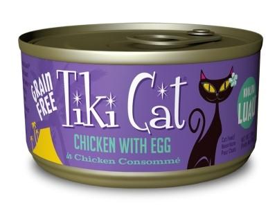 Tiki Cat Koolina Lua Canned Cat Food - Chicken with Egg - Case of 12  