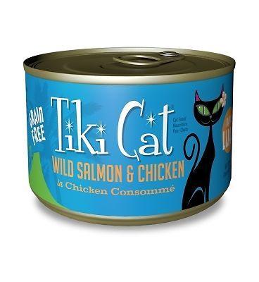 Tiki Cat Napili Lua Canned Cat Food - Salmon with Chicken - Case of 8  