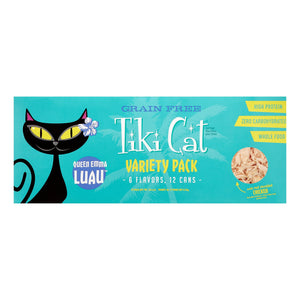 Tiki Cat Queen Emma Variety Pack Canned Cat Food - 2.8 oz Cans - Case of 12