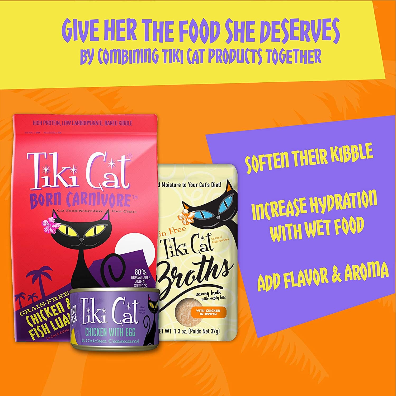 Tiki Cat Variety Pack Canned Cat Food - 6 Oz - Case of 8  