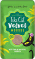 Tiki Cat Velvet Mousse Tuna & Mackerel Cat Food in Pouches - 2.8 oz Pouches - Case of 12  