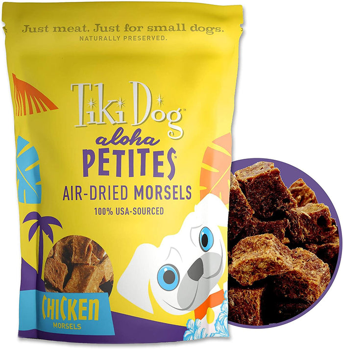 Tiki Dog Aloha Petites Air-Dried Morsels Chicken Food Toppers - 5 oz Pouch
