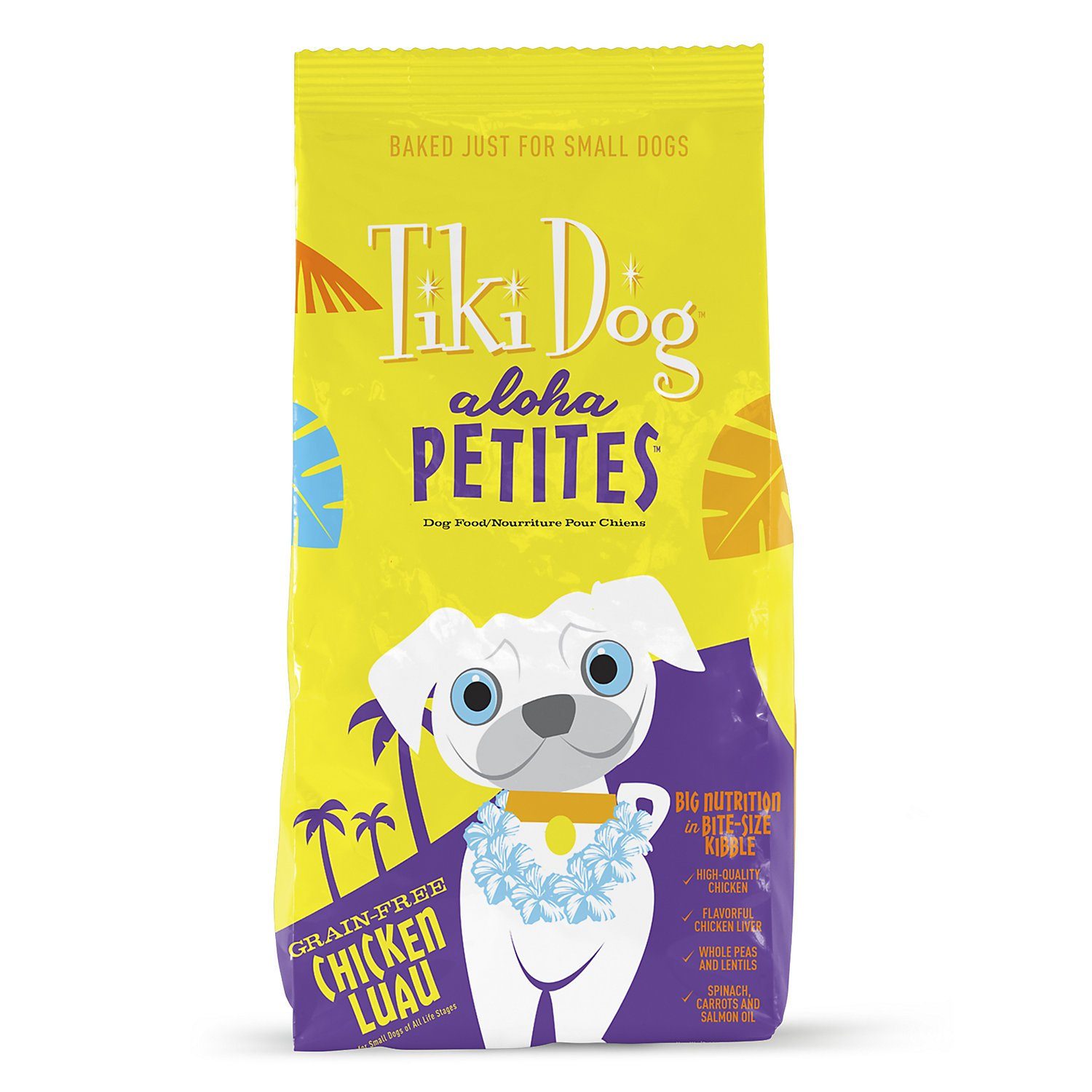 Tiki Dog Aloha Petites Chicken Lua Dry Dog Food - 10 lb Bag  