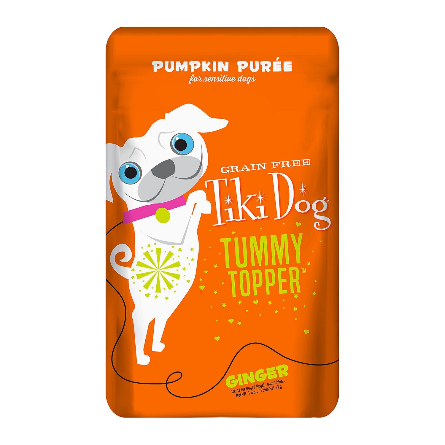 Tiki Dog Aloha Petites Flavor Booster Tummy Topper Dog Food Topper and Mixer - Pumpkin & Ginger - Case of 12  