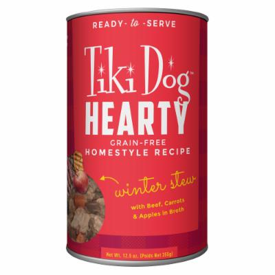 Tiki Dog Hearty Beef Canned Dog Food - 12.5 oz - Case of 1