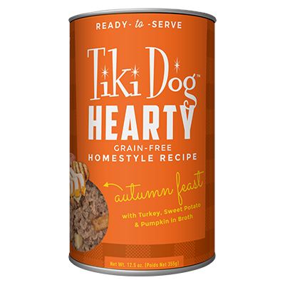 Tiki Dog Hearty Turkey Canned Dog Food - 12.5 oz - Case of 1