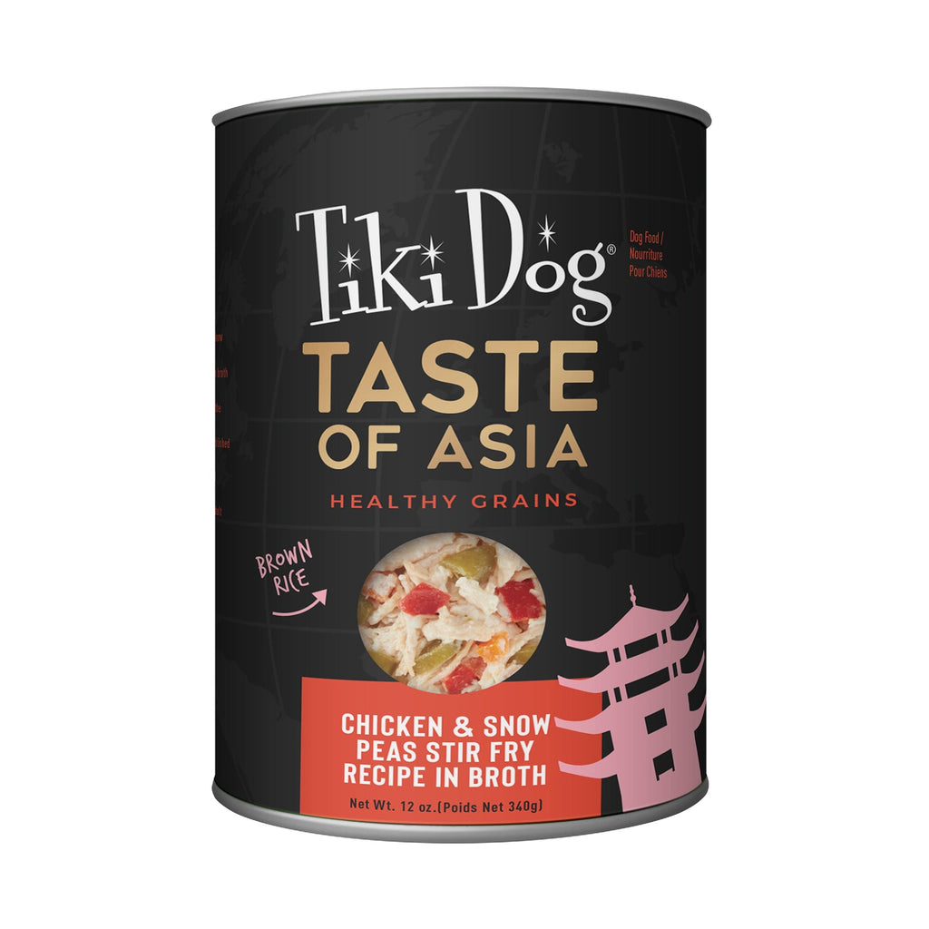 Tiki Dog Taste of the World Asian Stir Fry Canned Dog Food - 12 oz Can - Case of 8  