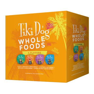 Tiki Dog Whole Foods Variety Pack Canned Dog Food - 13.6 oz - Case of 8